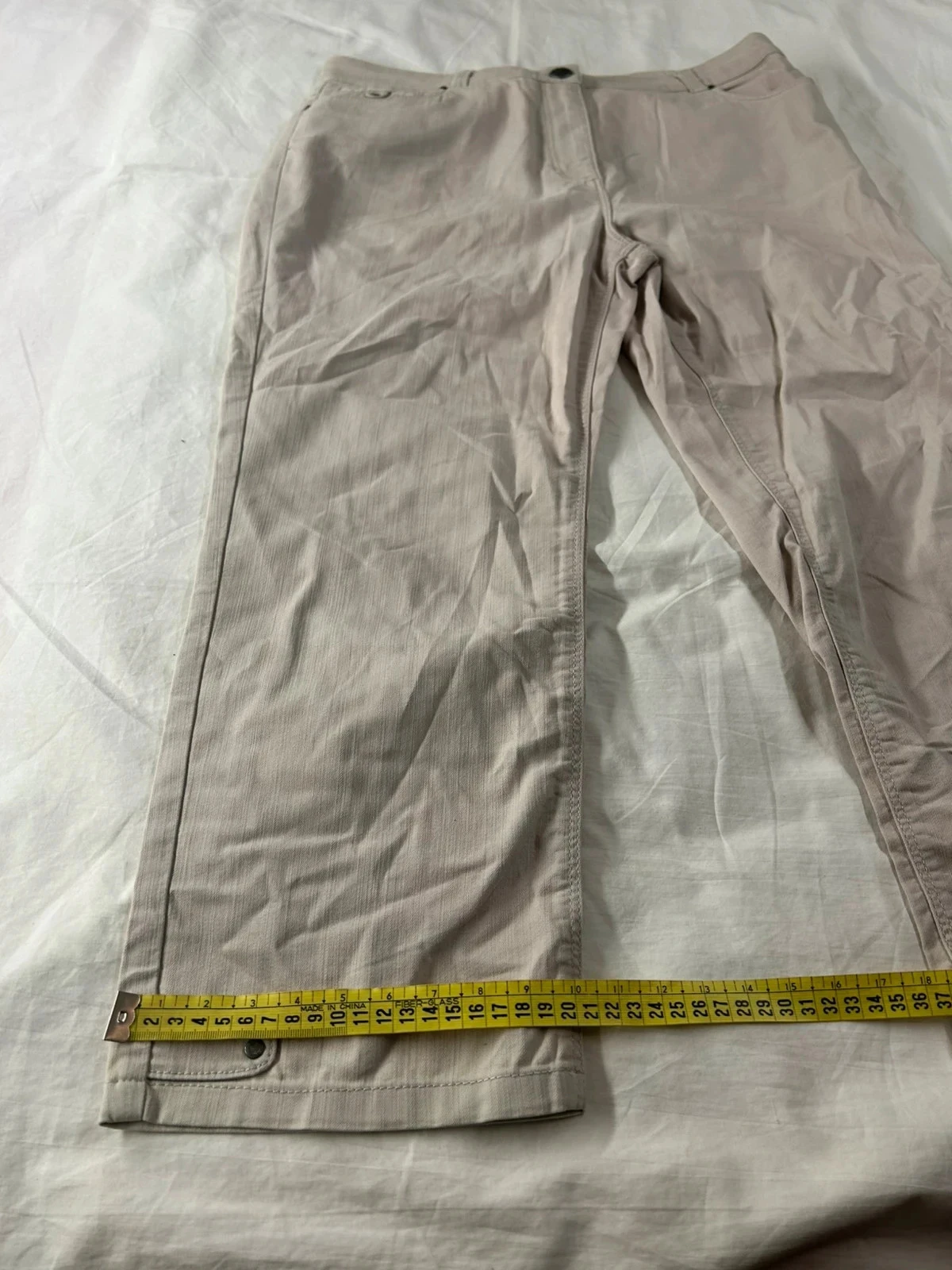 White beige Armand Thiery straight cut jeans – photo 7